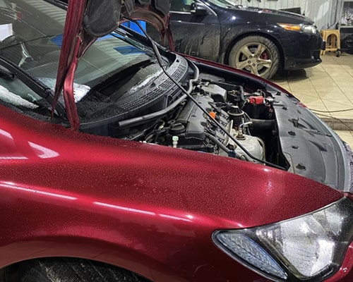 произведен ремонт автомобиля Honda Civic по доступной цене в автотехцентре «Авто-Линия»